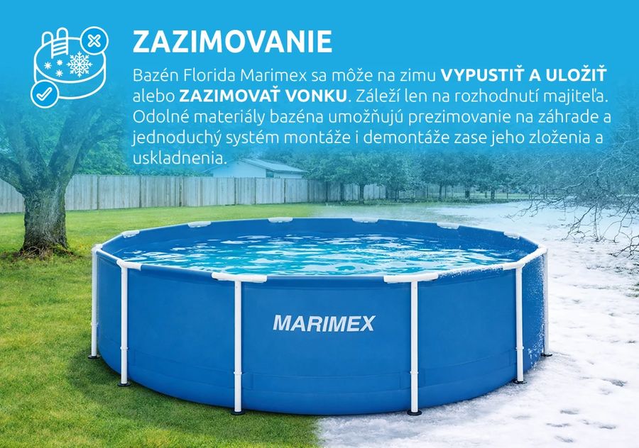 Bazén Florida 2,44x0,76 m bez príslušenstva