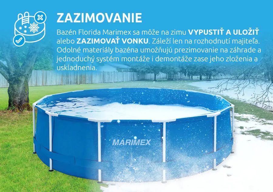 Bazén Florida 3,66x1,22 m bez príslušenstva (model 2025)