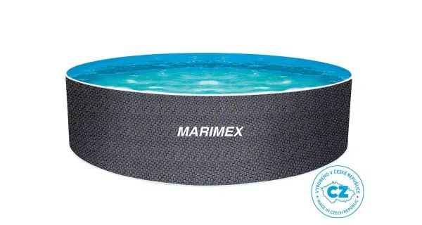 Bazén Orlando 3,66x1,22 m bez filtrácie- motív RATAN