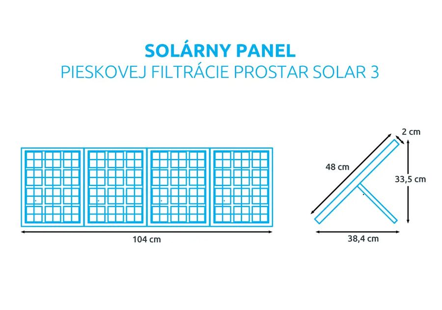 Bazénová filtrácia ProStar Solar 3