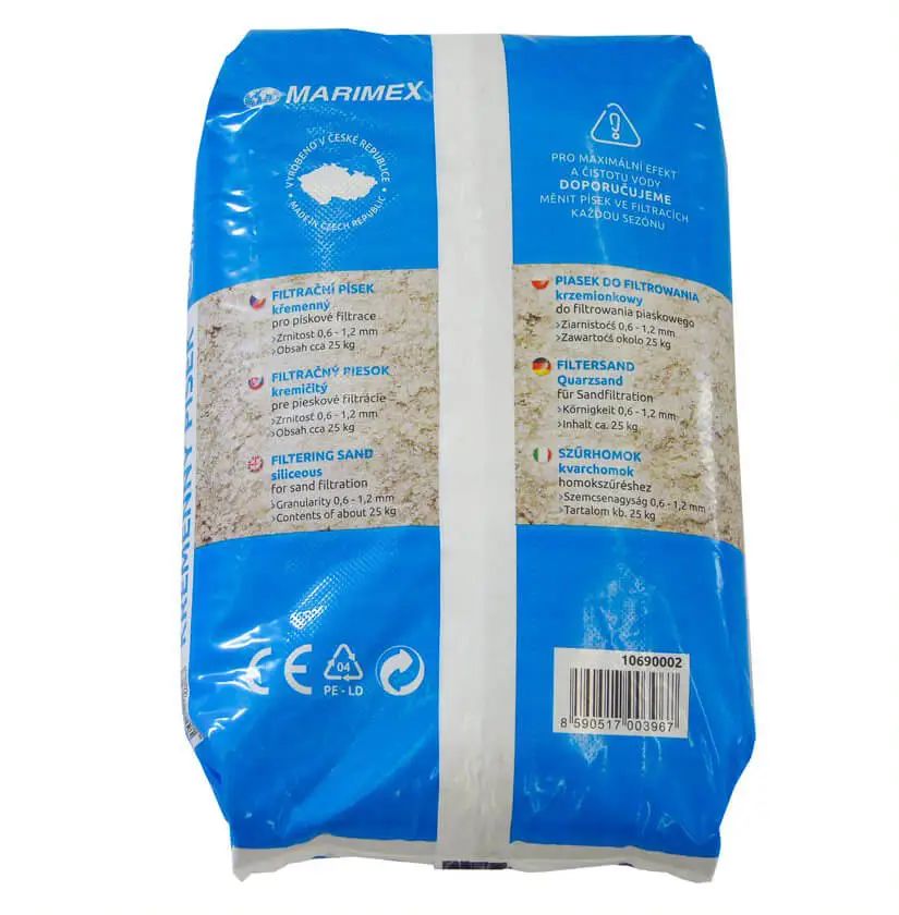Filtračný piesok - 3 x 25 kg