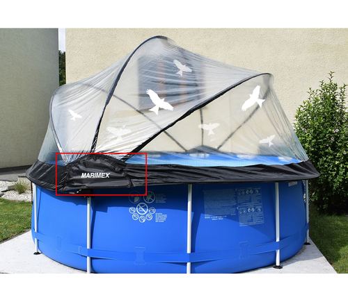 Kryt kĺbov na zastrešenie Pool House Control 4,57 m, cvoky