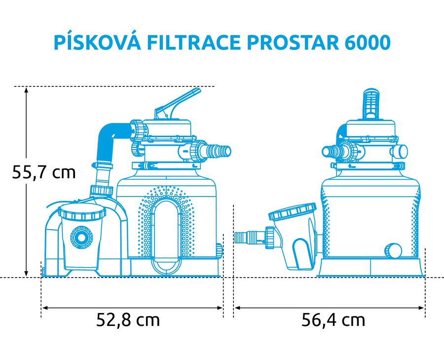 Piesková filtrácia ProStar 6000