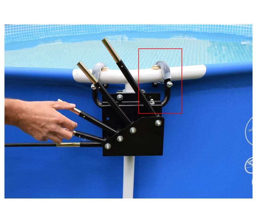 Závesné pravé rameno pre zastrešenie Pool House Control, 1 ks
