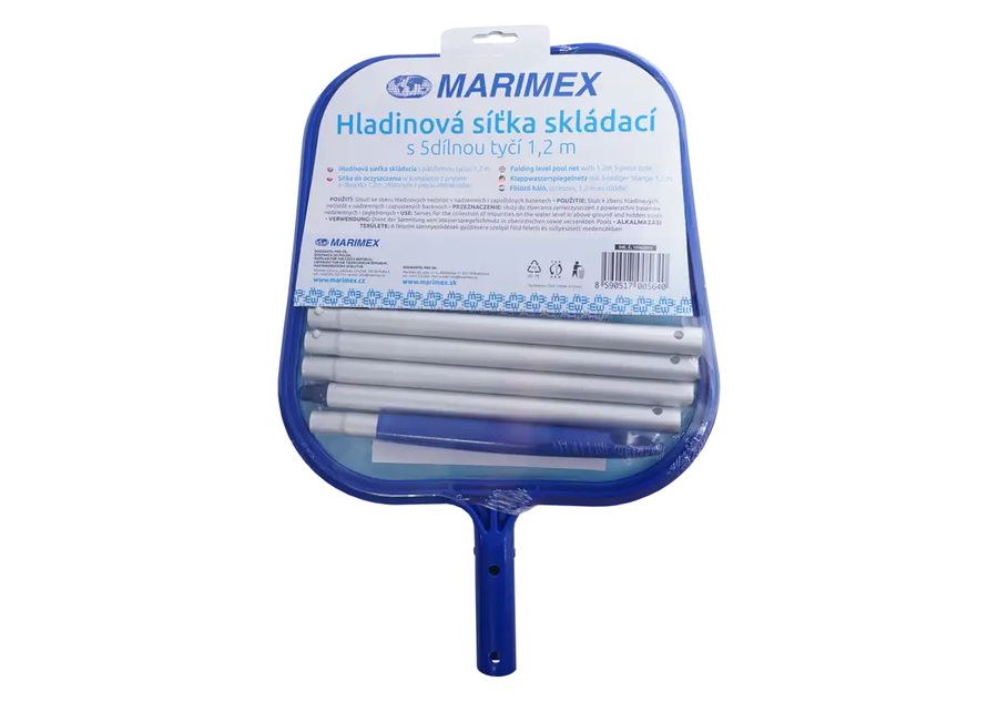 Malá skladacia hladinová sieťka s alu. tyčou