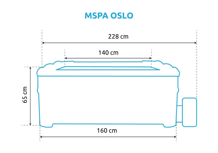 Vírivý bazén MSPA Oslo F-OS063W