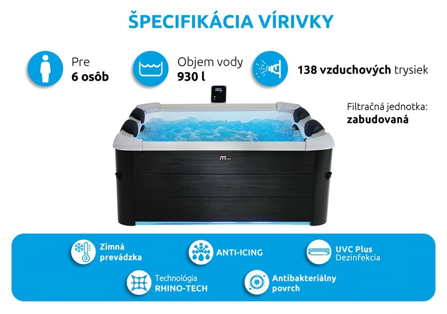 Vírivý bazén MSPA Oslo F-OS063W